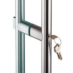 PBA K-Lock 200C-Y 帶鎖大門把