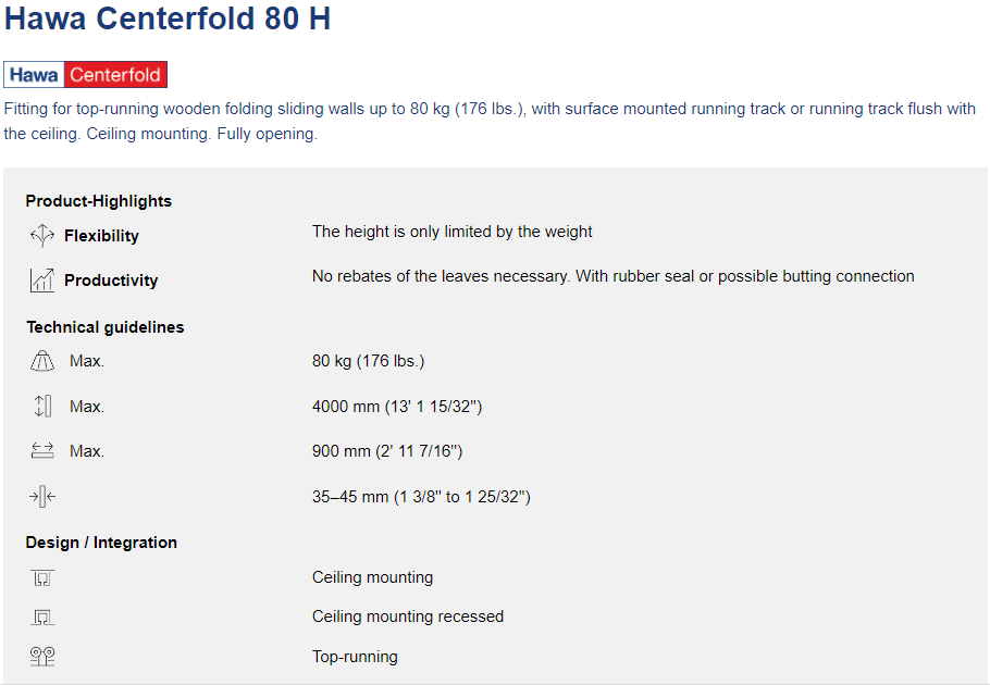 Centerfold80H