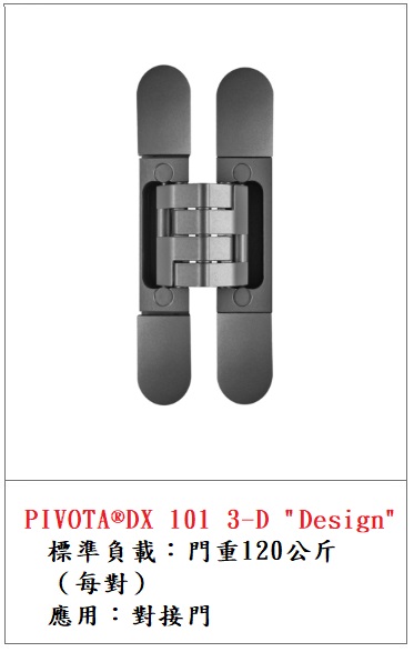 PIVOTA ® DX 101 3D 