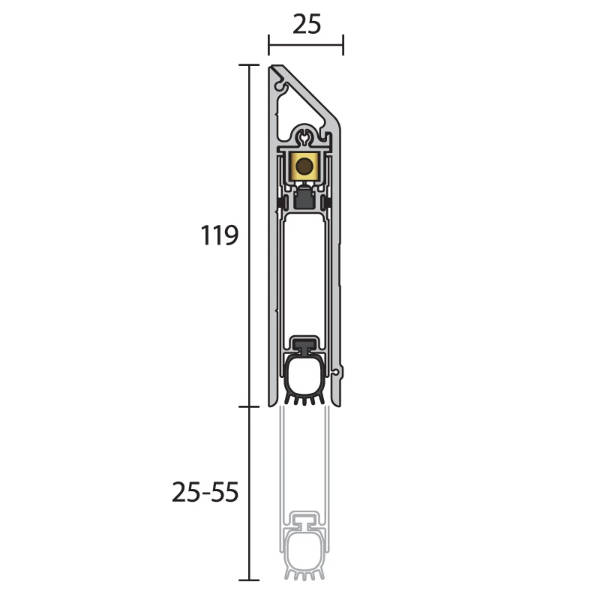 RAVEN RP92Si 下降密封條